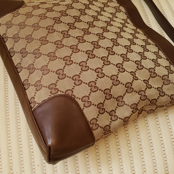 Gucci GG Web Monogram Canvas Shoulder Bag - Picture 6 of 12